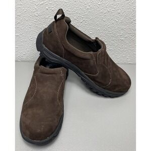ROCKPORT WORKS XCS Slip-On Leather Steel Toe Trial Jungle Moc Men Size 9W RK6673